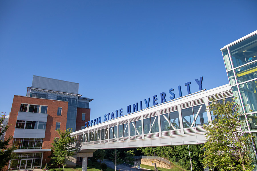 The Coppin State University bridge at North Avenue