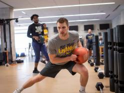 STUDENT WORKING OUT