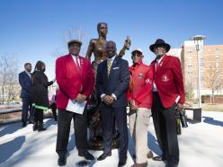 President Jenkins and Coppin Alumni