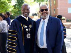 Dr. Jenkins & Dr. Luis, Coppin Academy Principal