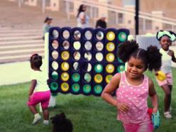 Children playing at the 2023 Summer Concert