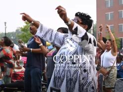 Attendees dancing at the 2023 Summer Concert